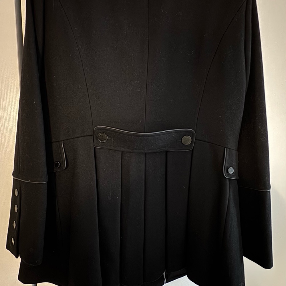 Calvin Klein Black Double-Breasted Coat - Picture 8 of 8